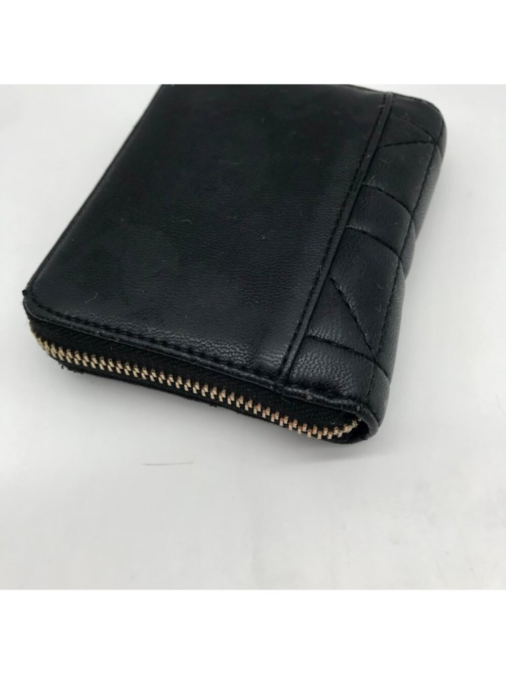 Guess Black Faux Leather Assia Small Zip Around Wallet - Picture 9 of 11